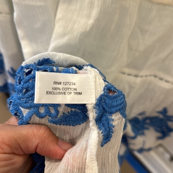 Boston proper white tunic/shirt ,Size XS - Picture 5 of 6